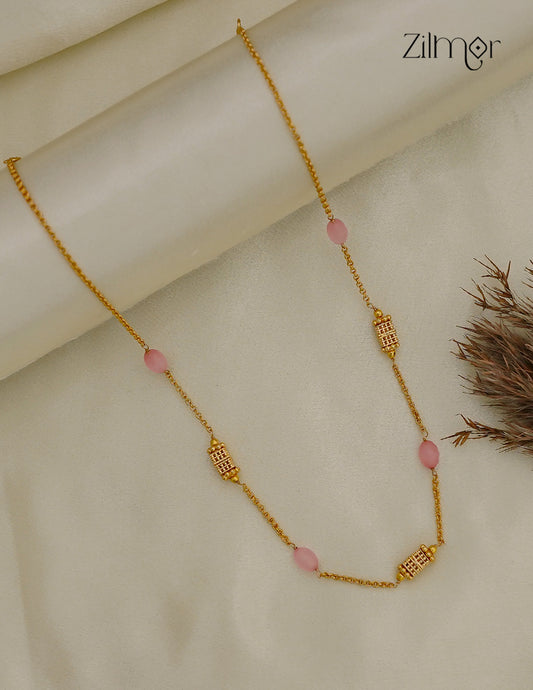 Antique Gold Bead Necklace - SG1013042