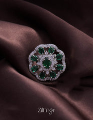 Aoife - Silver Solitaire Ring 3-Zilmor