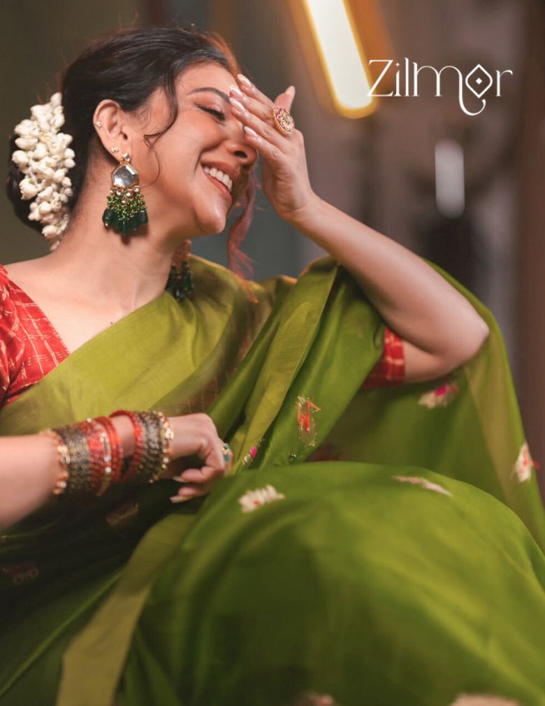 Bead Clustering-  Kundan Drop Earrings - CL1012279