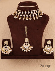 Bollywood inspired Kundan Necklace Set - FS100863