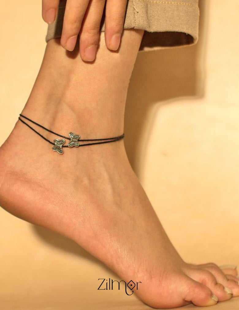 Butterfly charm Anklet Ky101156 1-Zilmor