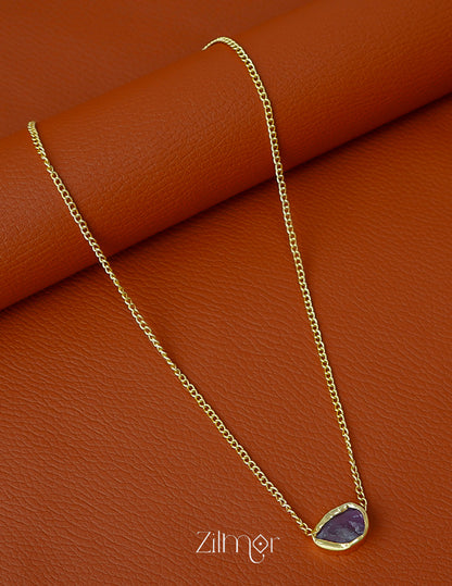 CL1011657 - Natural Stone Pendant Simple Necklace 2-Zilmor
