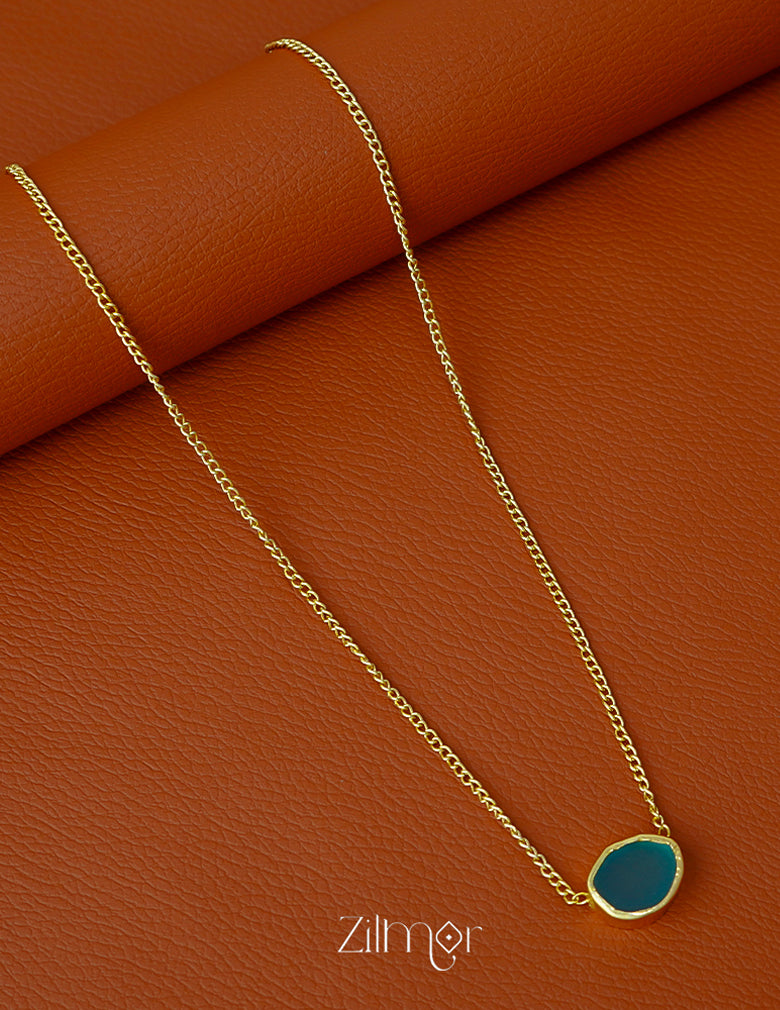 CL1011657 - Natural Stone Pendant Simple Necklace 3-Zilmor