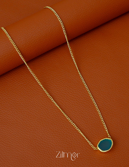CL1011657 - Natural Stone Pendant Simple Necklace 3-Zilmor