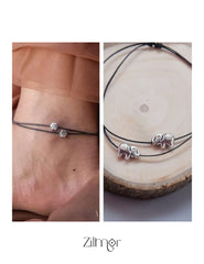Combo of Sun Flower & Elephant Charm Anklet 1-Zilmor
