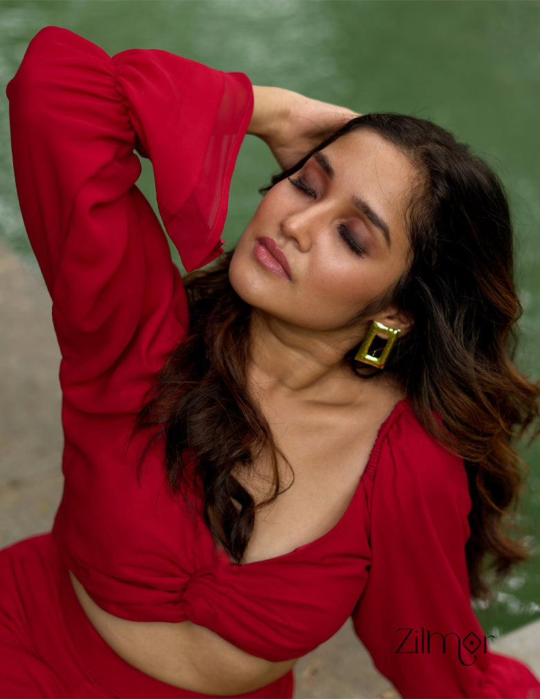 Contemporary Pearl Square Earrings  - KE100416