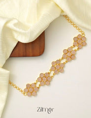 Crystal Stone Necklace Set - KE100217 1-Zilmor