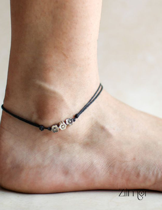 Cute Flower Charm Anklet 2-Zilmor