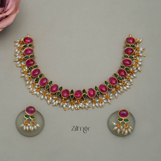 NV101772 - Reversible Necklace with 2 matching Earrings