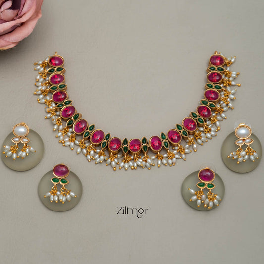 NV101772 - Reversible Necklace with 2 matching Earrings