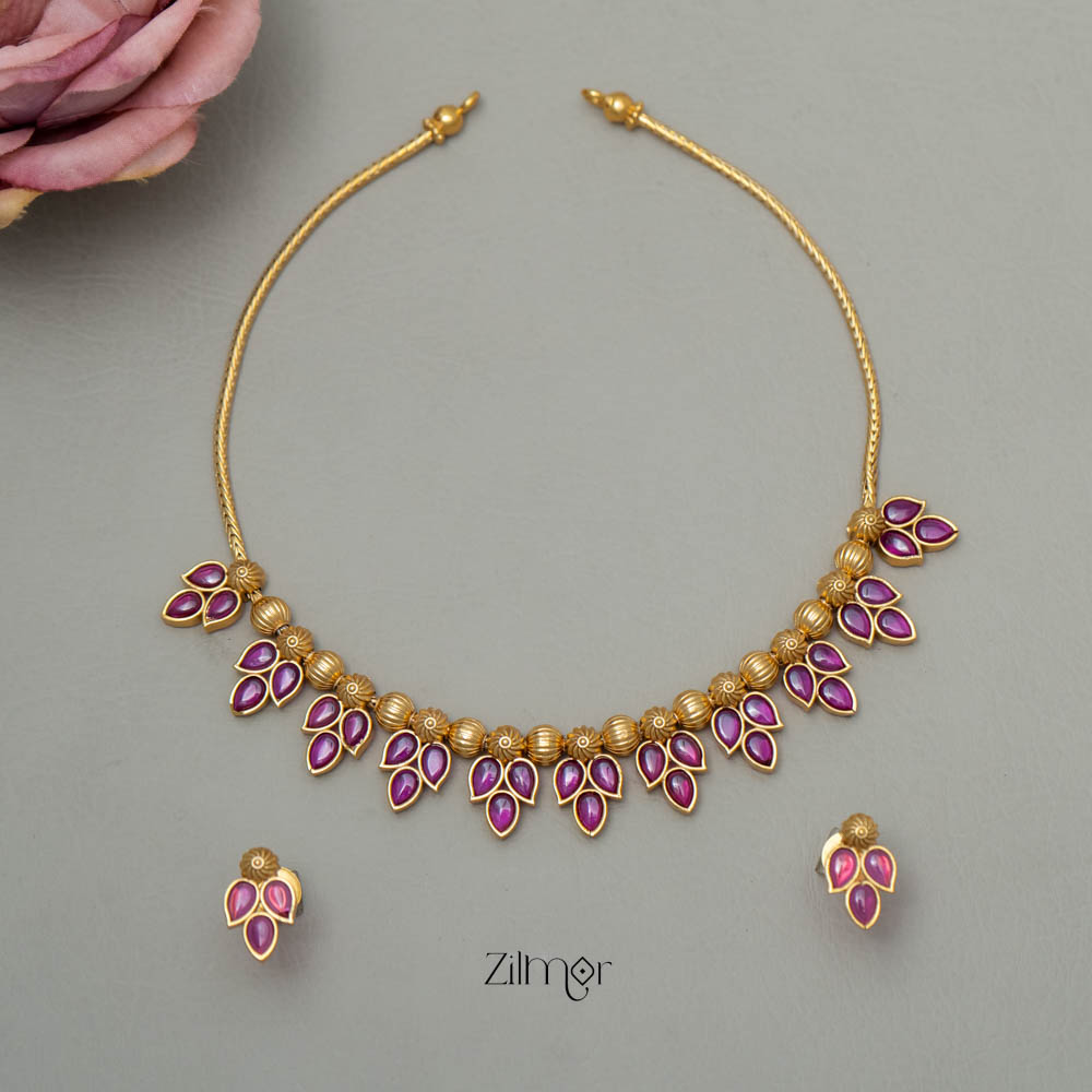 SN101784 - Antique Necklace Earrings Set