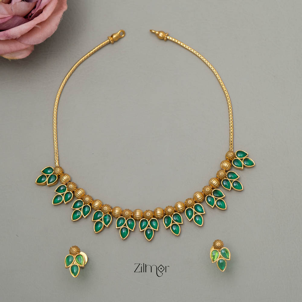 SN101784 - Antique Necklace Earrings Set