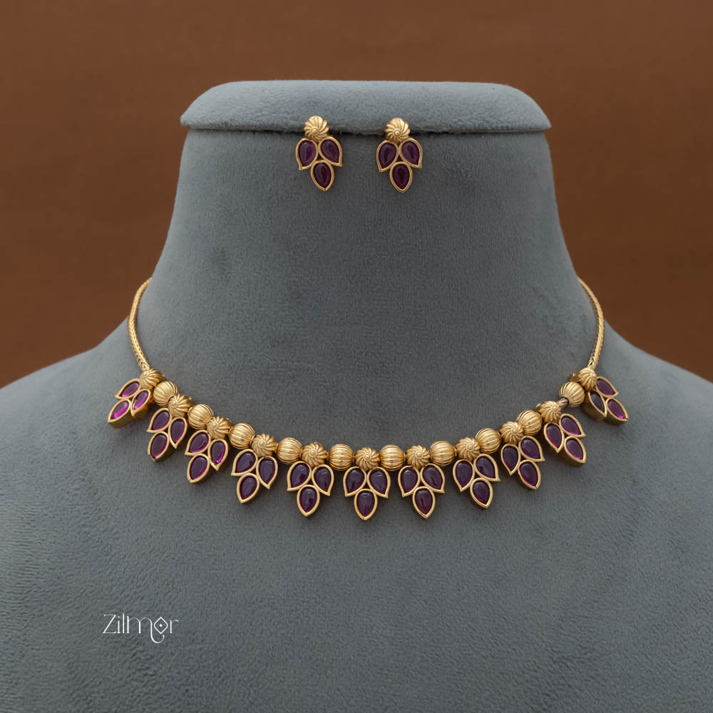 SN101784 - Antique Necklace Earrings Set