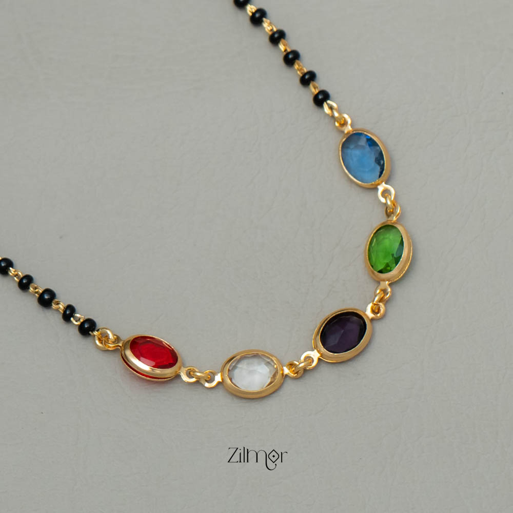 KY101778 - Semi Precious Stone  Pendant Mangalsutra