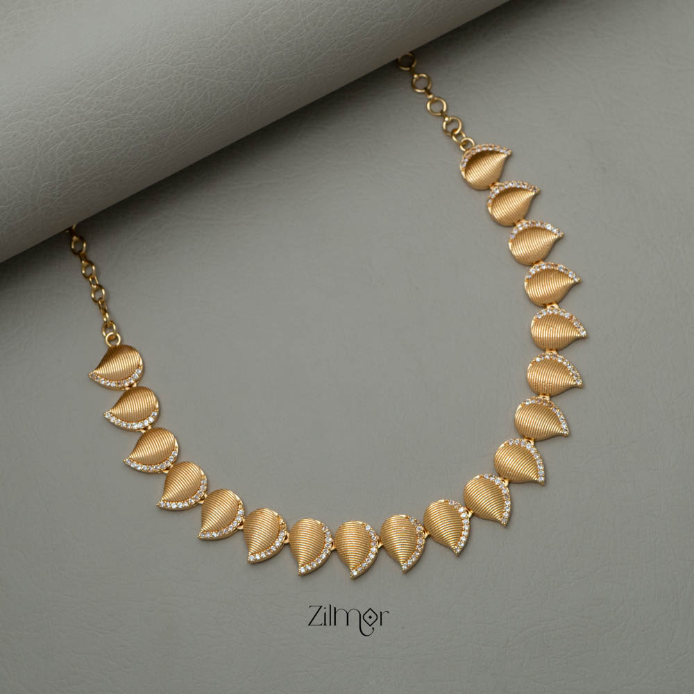 AG101809 -  Gold-plated AD Stone Necklace