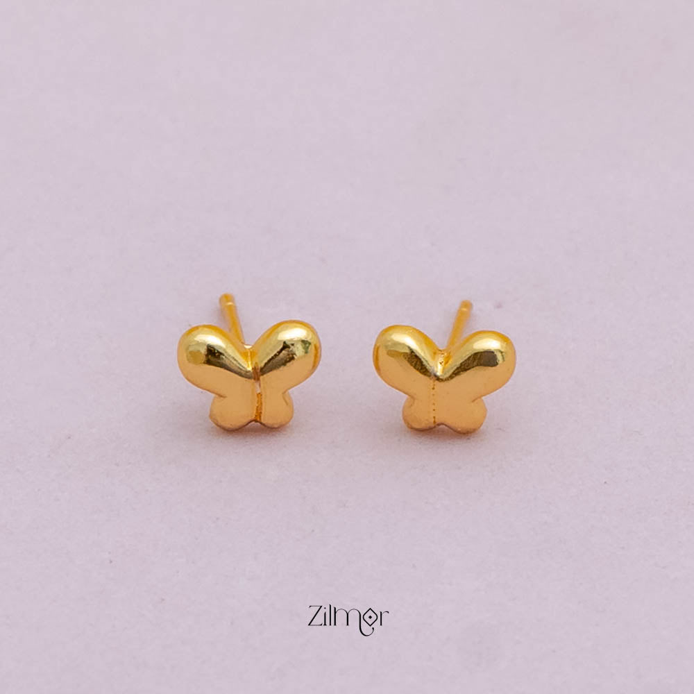 PE101848  - Gold tone AD Stone Combo stud Earrings