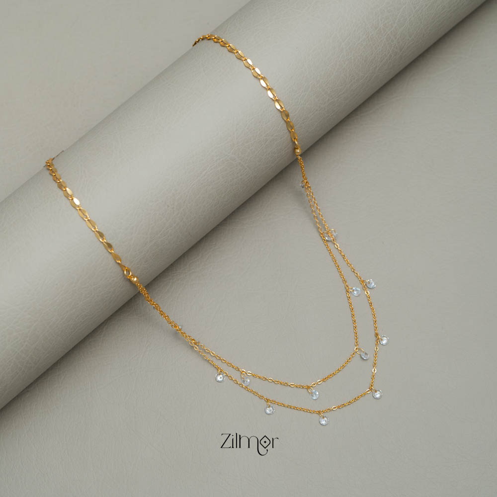 PE101850 - Modern  Gold Plated Necklace