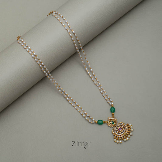 BH101937 -  Antique Pearl Long Necklace