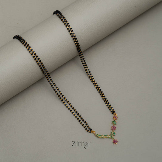 AG101801 - AD Stone Pendant Mangalsutra