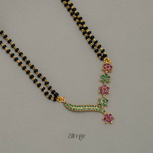 AG101801 - AD Stone Pendant Mangalsutra