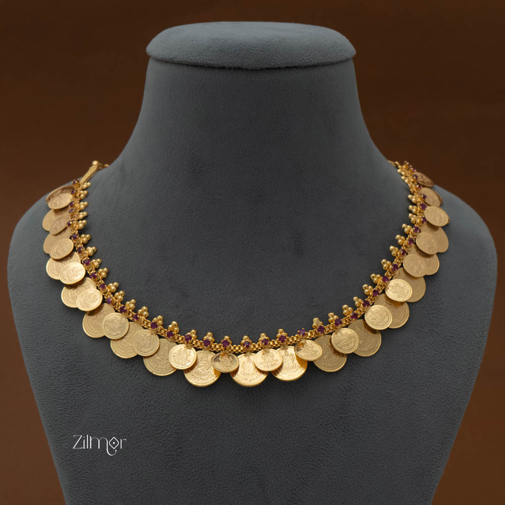 PP101933-  Goldtone Lakshmi Kaashu Necklace