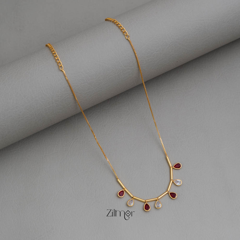 PE101657  - Gold tone Simple Necklace