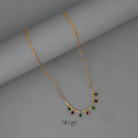 PE101657  - Gold tone Simple Necklace