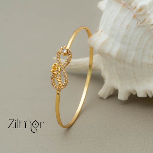 KF101240 - Gold Plated Openable Bangle