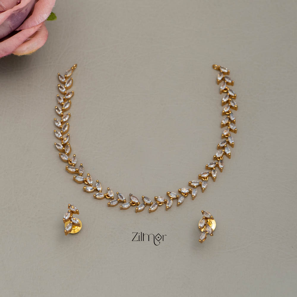 NV101751 - AD  Necklace Earrings Set (color option)