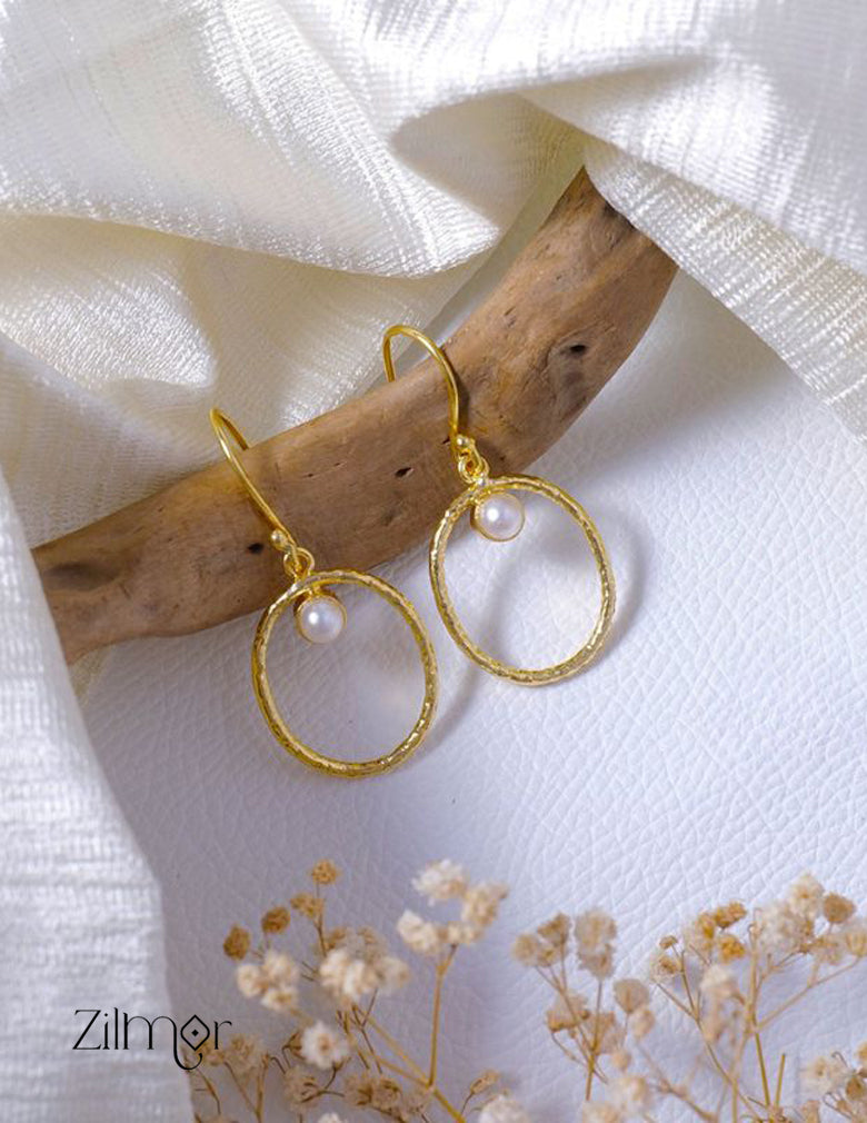 Dangler Baroque Pearl Earrings - AS100829 2-Zilmor