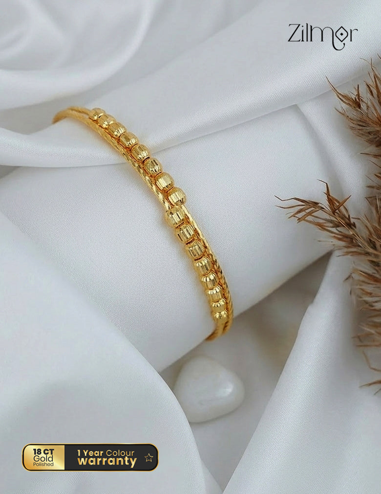 18K Gold Plated  Adjustable Bracelet Bangle -TR1012331