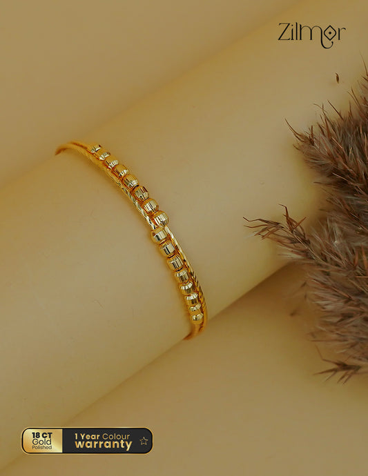 18K Gold Plated  Adjustable Bracelet Bangle -TR1012331