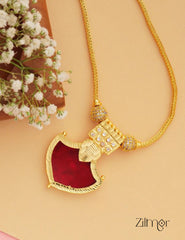 Gold Tone Palakka  Necklace (color option) SG10059 1-Zilmor