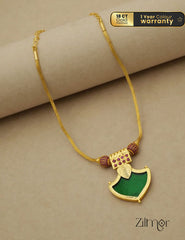Gold Tone Palakka  Necklace (color option) SG10059 2-Zilmor