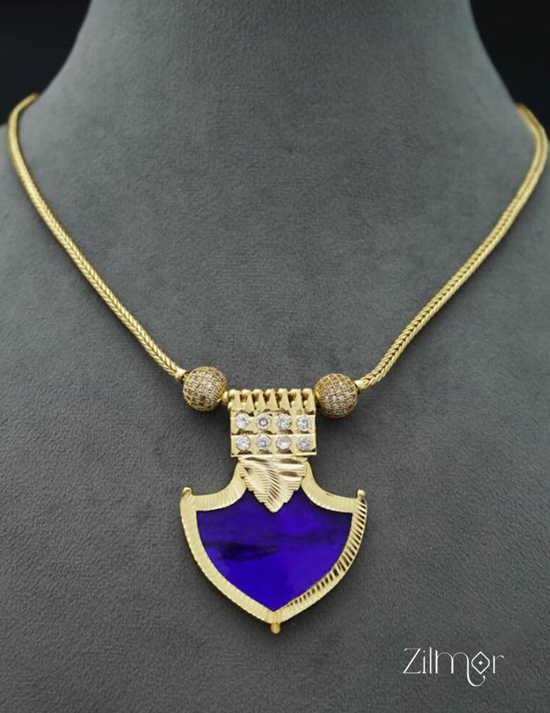 Gold Tone Palakka  Necklace (color option) SG10059 4-Zilmor