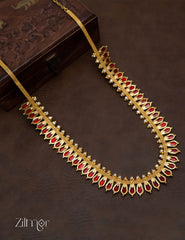 Gold tone Nagapadam Long Necklace Haram - PP100267
