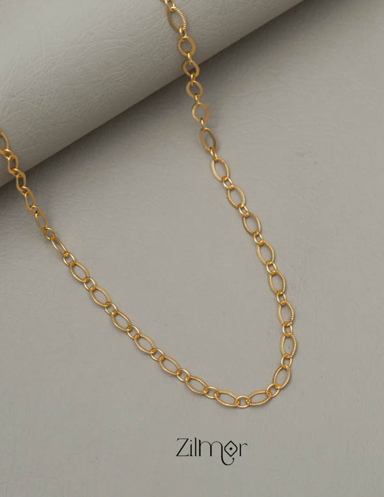 Gold toned Simple chain - SK10013 3-Zilmor