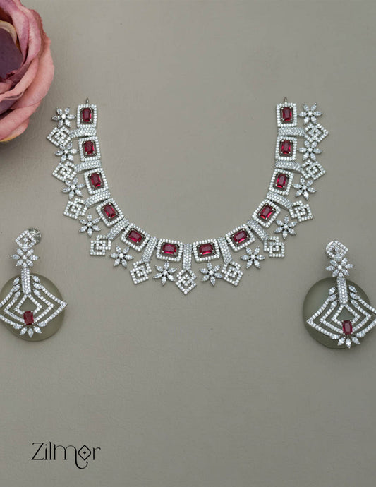 Hafsah- AD Necklace Set