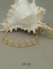 Hasli Choker Necklace Earring Set - AS100826 2-Zilmor