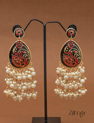 Ishika Pearl Clustering Earrings 1-Zilmor