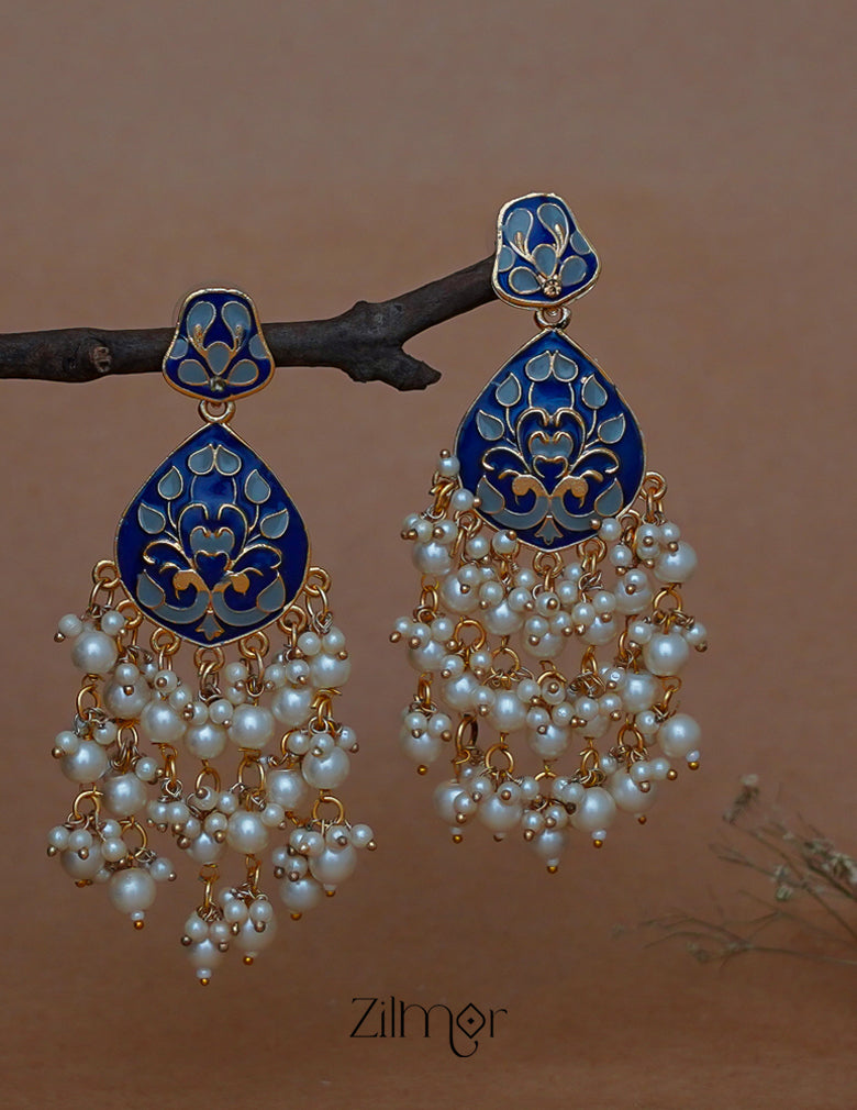 Ishika Pearl Clustering Earrings 3-Zilmor