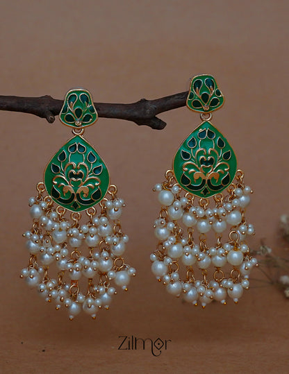 Ishika Pearl Clustering Earrings 4-Zilmor