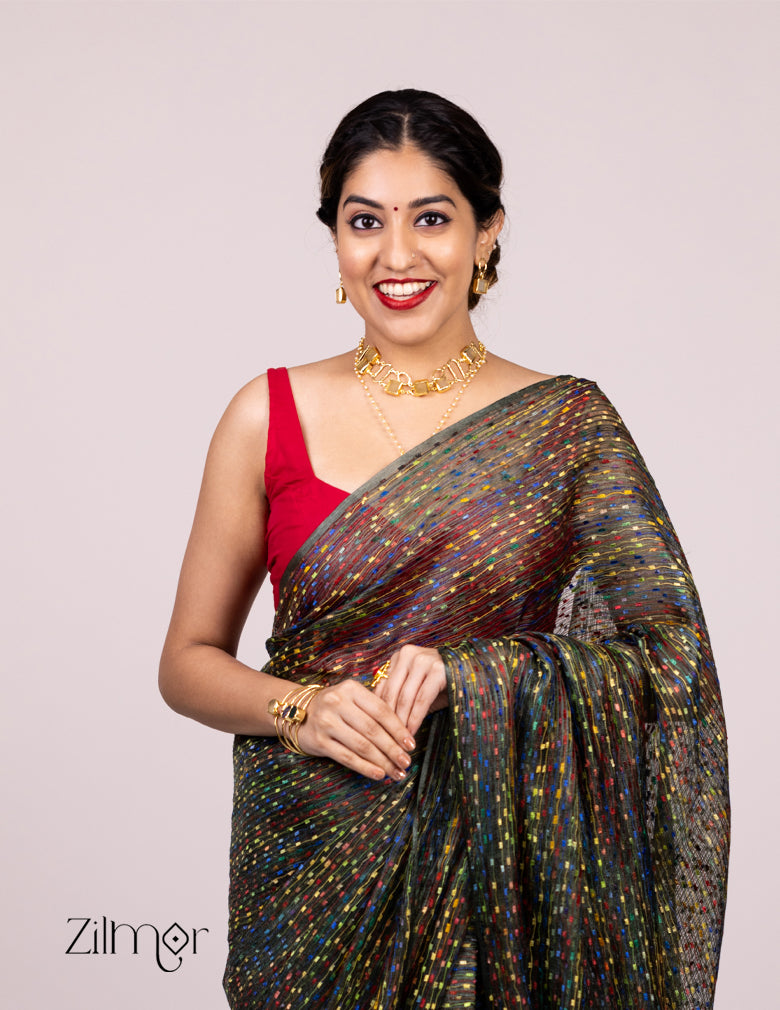 KE101041 - Natural Raw Stone Necklace Set (color option) 3-Zilmor