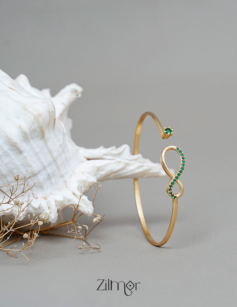 KF101235 - Gold Plated Openable Bangle 12-Zilmor