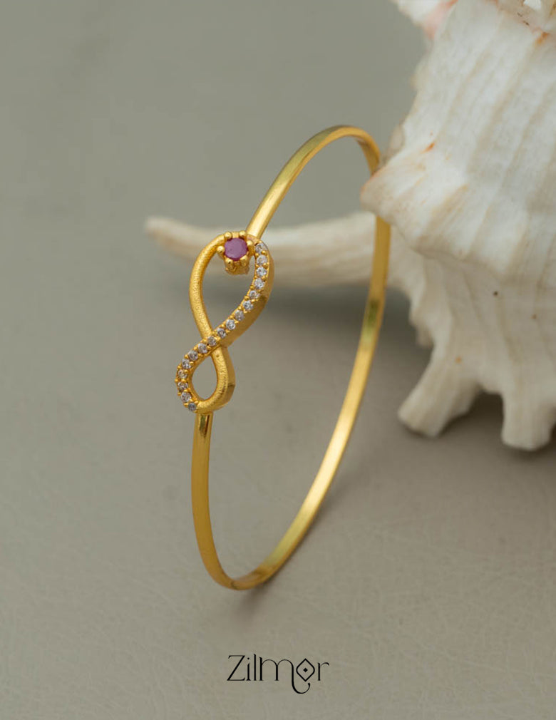 KF101235 - Gold Plated Openable Bangle 14-Zilmor