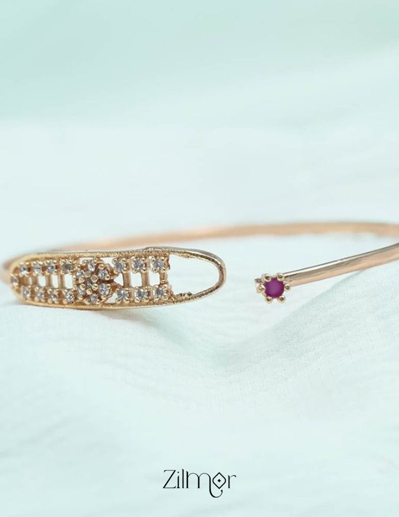 KF101241 - Gold Plated Openable Bangle 7-Zilmor