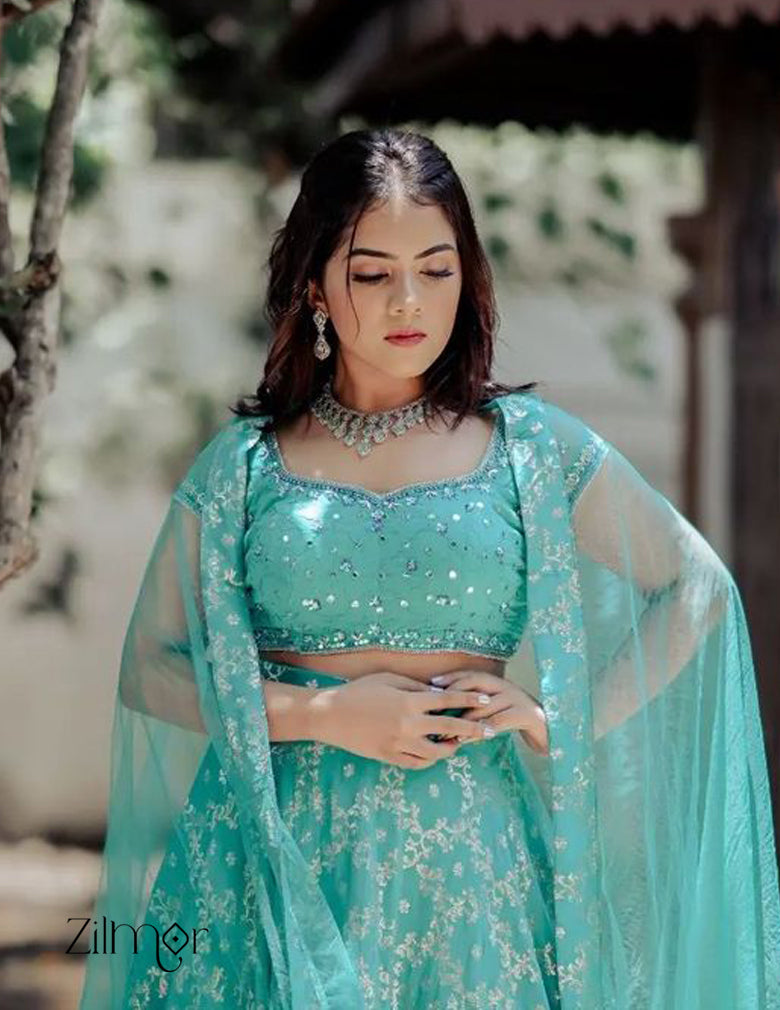 KH100970 - Bridal AD Necklace Earrings Jewellery Set 4-Zilmor