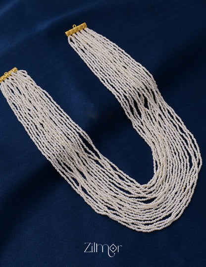 KH101083 - Pearl Layer Long Necklace 3-Zilmor