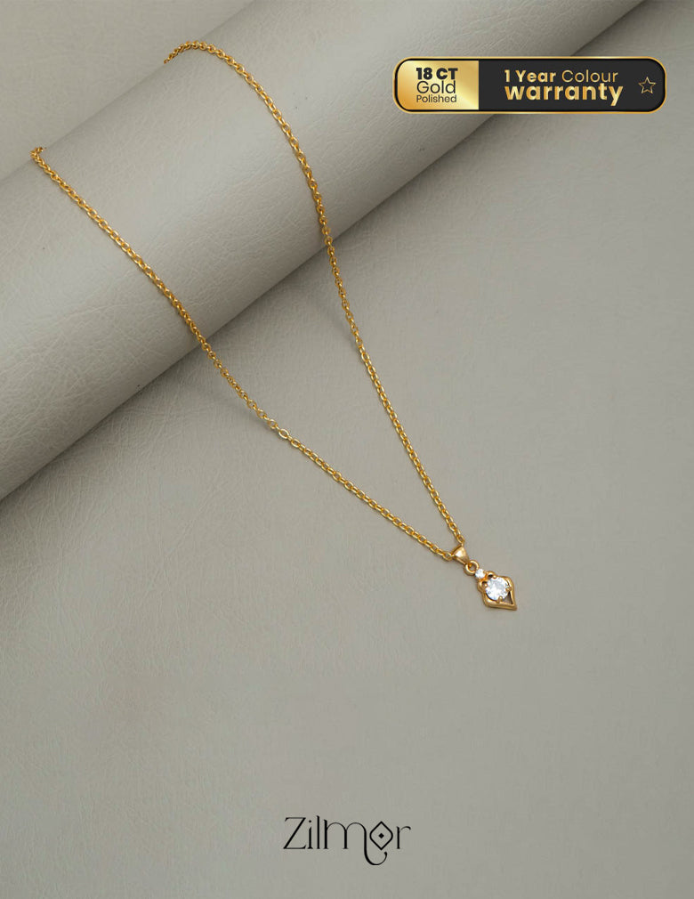 KJ101181 - Simple pendant Necklace 1-Zilmor