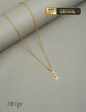 KJ101183 - Simple pendant Necklace 1-Zilmor